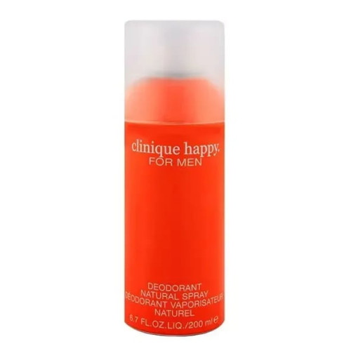 CLINIQUE HAPPY DEODORANT NATURAL SPRAY FOR MEN - 200ML