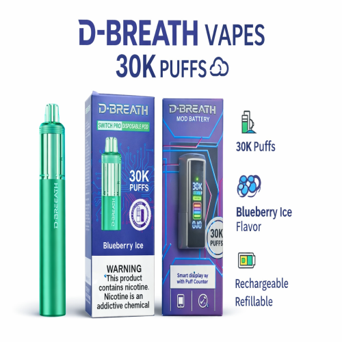 Disposable Pods & Modular Batteries Up to 30,000 puffs